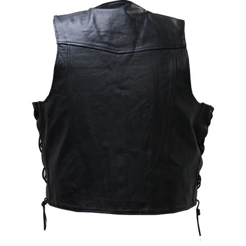 1374 Sidelace Leather Vest Size 