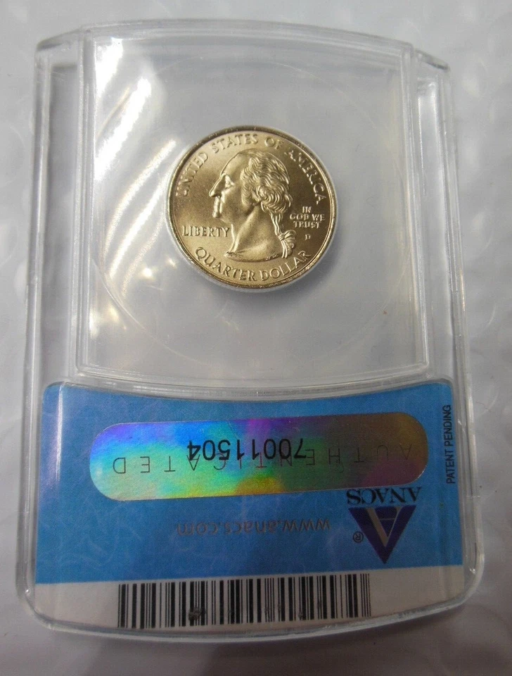 2005-D Kansas State Quarter - ANACS MS-69 Satin Finish **SUPER NICE COIN** - Image 2 of 2