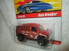 baja breaker 2014 Hot Wheels Classics custom ford van orange chrome finish 15/25