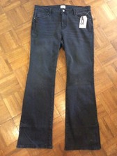 NEW W/tag Time and Tru Women's 14 Reg Mid Rise Bootcut Black Wash Denim Jeans