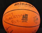 HARLEM WIZARDS 1984 Signed Mikasa Japan Basketball JSA COA Marques Haynes HOF — photo 8