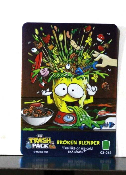 The Trash Pack Trading Card 03-062 Broken Blender TCG CCG | eBay The Trash Pack Trading Card 03-062 Broken Blender TCG CCG | eBay