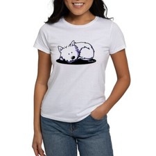 CafePress Nap Time Westie Women's T Shirt Women's T-Shirt 780134715 