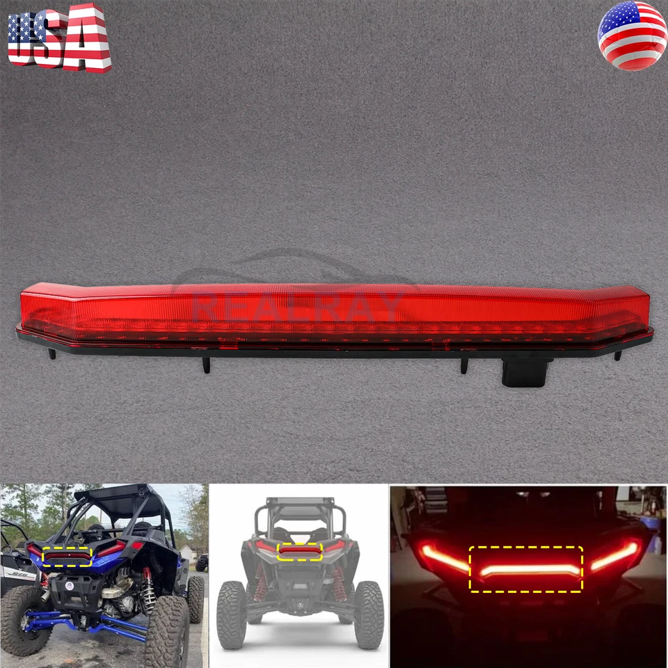 Luz de freno trasera LED central trasera para Polaris Sportsman 850, Sportsman XP 1000, RZR Foto 2 de 4