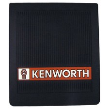 Kenworth Trucks 16 X 14 Oem Ribbed Front Fender Rubber Black Mud Flaps-single Kenworth Trucks 16 X 14 Oem Ribbed Front Fender Rubber Black Mud Flaps-single