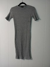 Forever 21 Women Gray Dress S