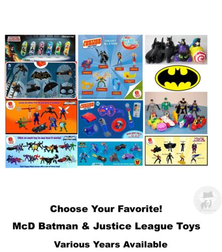 McDonald's DC Justice League & Batman Toys-Various Years-Pick! - Picture 1 of 66