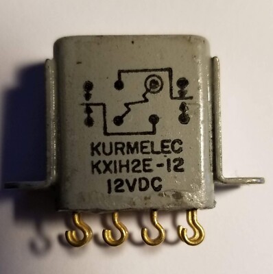 Kurmelec KXIH2E-12 Hi-Reliability 12VDC Relay Aerospace and MIL Hermetic Sealed!
