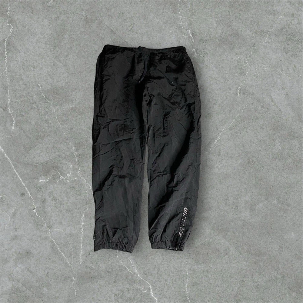 Pantalon de survêtement Supreme homme grand pantalon d'échauffement en nylon noir New York survêtement joggers