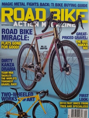 Road Bike Action Magazine September 2018 Magic Metal FREE SHIPPING CB