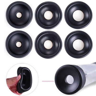 3/6PC Universal Silicone Replacement Sleeve Cover for Vacuum Penis Pump  Cylinder