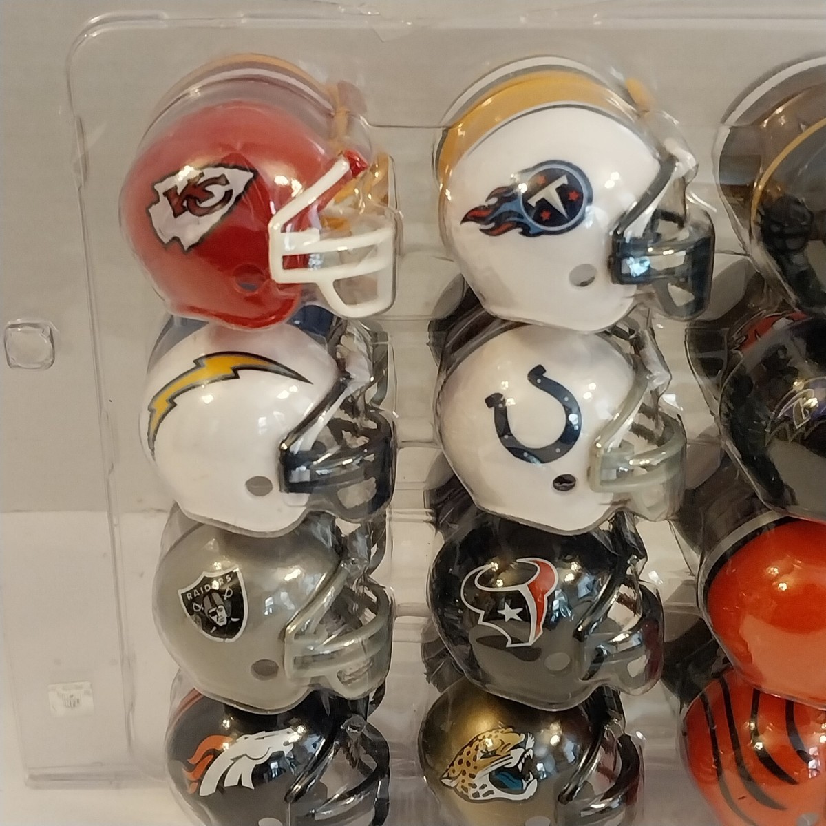NFL Pro Football Helmet Playoff Tracker ALL 32 TEAMS In Plastic