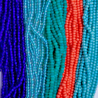Czech 6/0 Preciosa Under The Sea Bundle Rocaille Glass Seed Beads