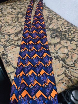 MLB Baseball New York Mets Blue Necktie by Eagle Neckwear 