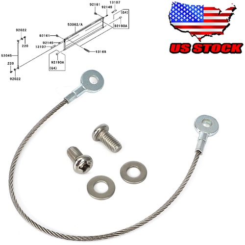 For Kawasaki Teryx & Mule 3010 4010 Tailgate Cable Tail Gate Hook 530450031 USA eBay