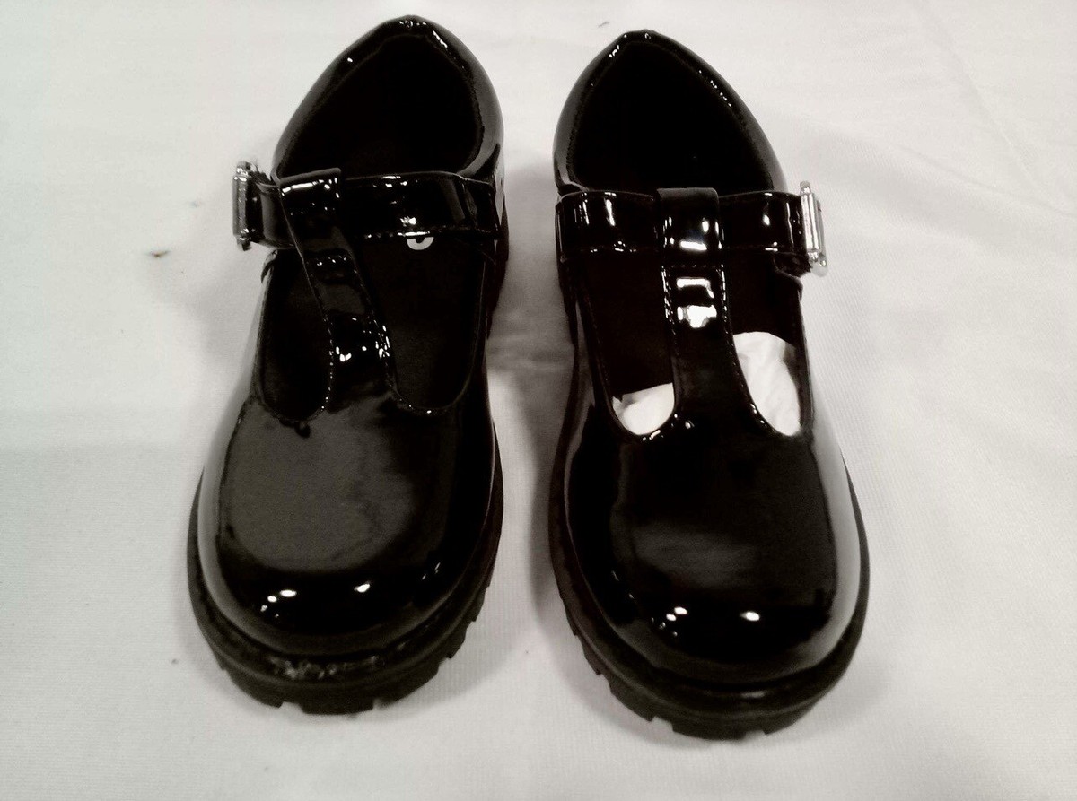 Mix No. 6 M Lana Black Patent Leather Dress Shoe, Girls Size