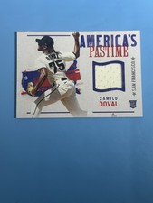 2022 Panini Chronicles #APS-CD Camilo Doval America's Pastime Swatches