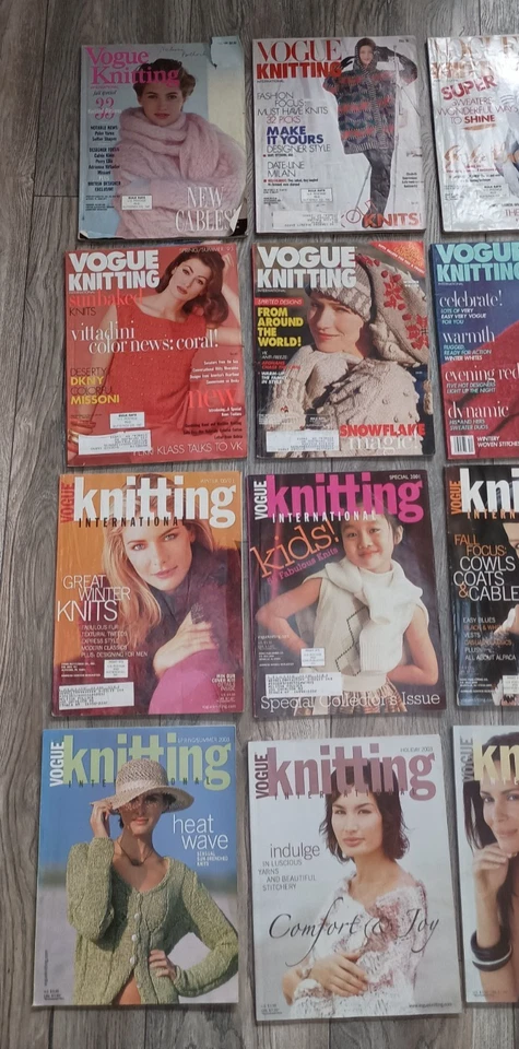 Vogue Knitting International Magazines Vintage 1990 to 2005 Lot of 20 Issues - Image 3 of 4