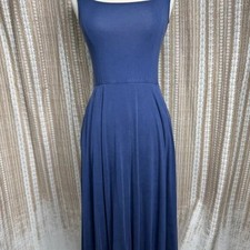 Quince Faded Navy Blue Sleeveless Dress Size Extra Small