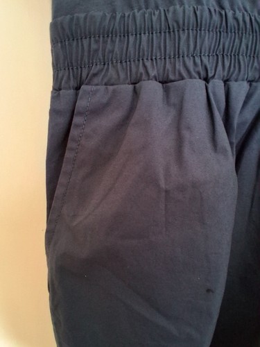 Ladies Midaxi Navy Dress Top Half T.Shirt Material Bottom Cotton. size 18 - Picture 4 of 10