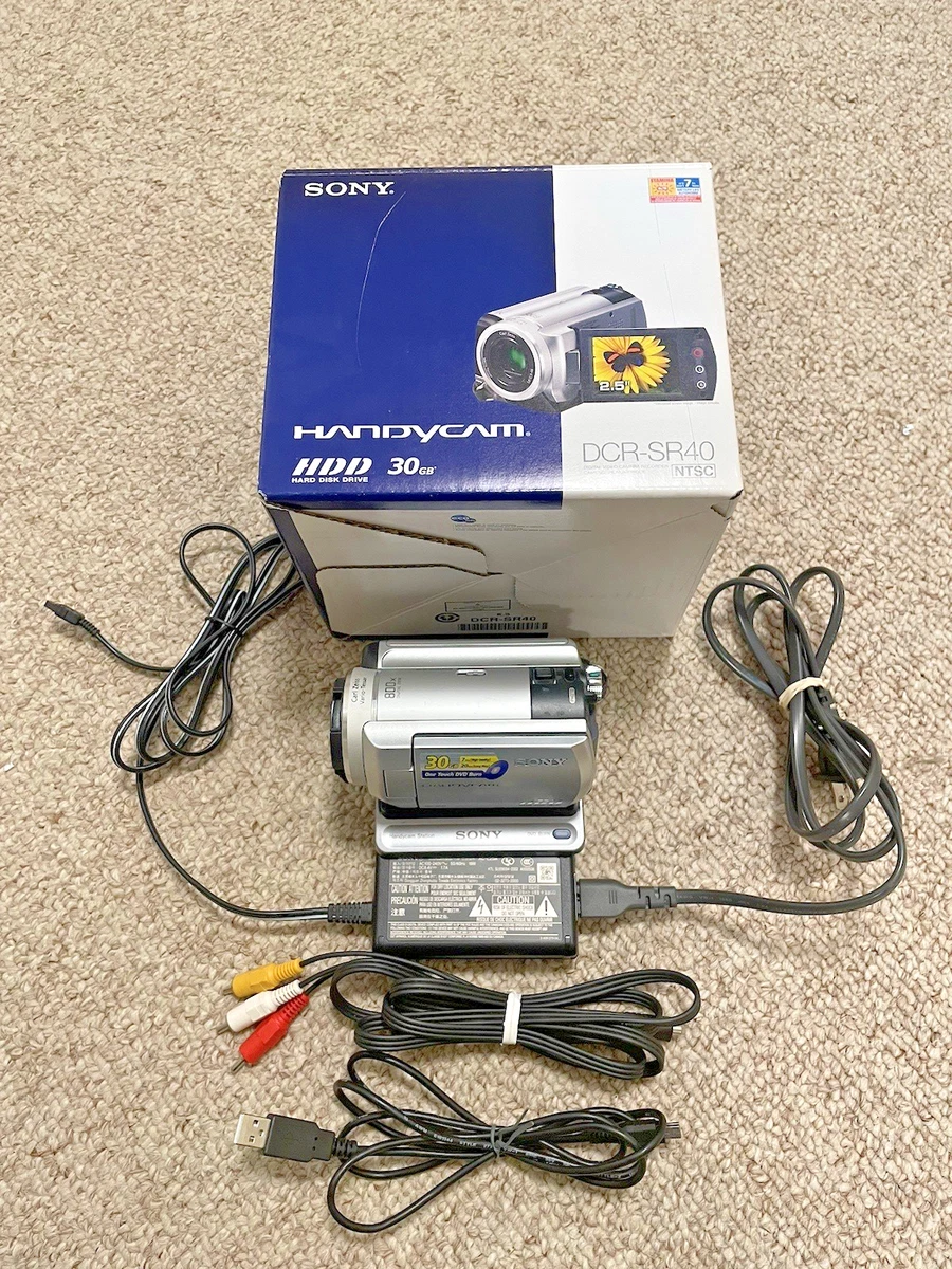 Sony Handycam Hard Disk Drive (HDD) 800x Digital Zoom Camcorders