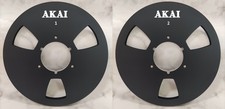 One Pair 10.5'' Black Akai Tape Reel High Quality Aluminum Take Up Reel