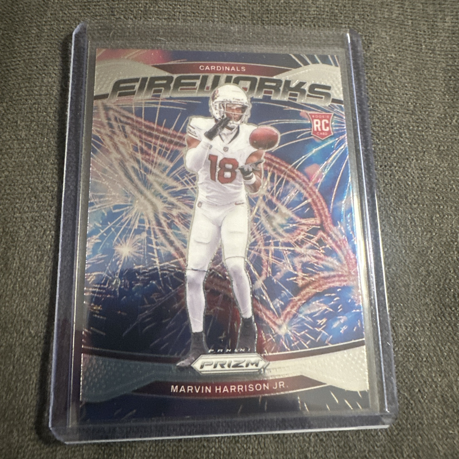 2024 Panini Prizm - Fireworks #20 Marvin Harrison Jr. (RC)