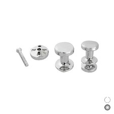 COPPIA APPENDINI PER TERMOARREDO Cromo