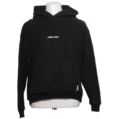 Studio Studio, Kapuzenpullover, Größe: M, Schwarz, Baumwolle, Einfarbig #awK