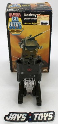 Super Go Bots Destroyer Enemy Robot Tank Tonka w/ Box