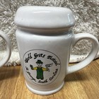 Ceramic Salt & Pepper Shakers Set of 2, World Grits Festival, St. George SC — photo 4