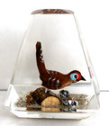 Vintage Hand Carved Painted Road Runner Lucite/acrylic Unique Canada Paperweight — photo 3