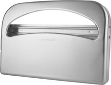 Toilet Seat Cover Dispenser - Stainless Steel Wall Mount Toilet Seat