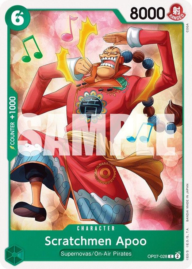 One Piece Scratchmen Apoo (OP07-028/201) OP07 500 Years in the Future NM