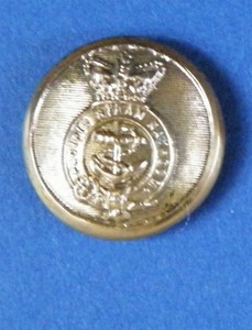 Bb Victoria Crown PACIFIC STEAM NAVIGATION COM. Steamship UNIFORM BUTTON 21mm.