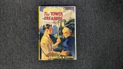 Hardy Boys #1 The Tower Treasure HC DUST JACKET Vintage 1927 Copyright 1959