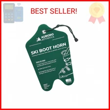 Ski Boot Horn - Tallest Ski Boot Horn, Shoe Horn for Ski and Snowboard Boots, Fi