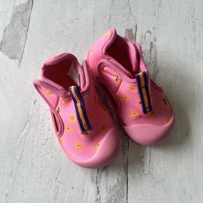 Lands End Toddler Girl Adventurer Water Shoes Fun In The Sun Pink Size 5