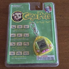 Vintage Gigapets Giga Pets Toy Sealed KFC Yellow Cyberkitty 1997 UNTESTED