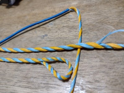 Flämisch gespleißte Bogensehne für 62 Zoll Recurvebogen, 10 Stränge, B55 Dacron