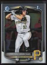 2025 Bowman Draft Easton Carmichael Chrome #BDC-50 1st Pittsburgh Pirates
