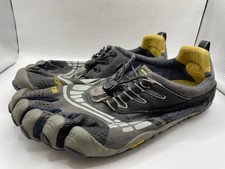 VIBRAM FiveFingers EU41 Black/Gray Lace-Up Trail Toe Shoes Adjustable