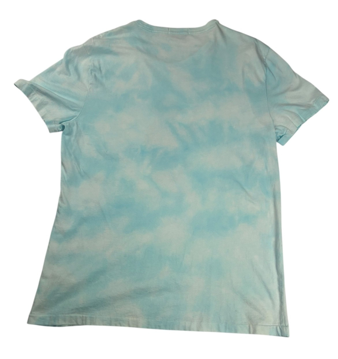 Polo Ralph Lauren Bear Fishing Graphic T-Shirt Mens Size Large Blue Tie Dye Rare image 5