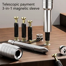 Telescopic Sleeve Connecting Rod Hexagonal Screwdriver Bits Hand Tool