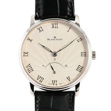 BLANCPAIN Villeret Ultra Slim Retrograde 6653-1542-55B Men's Used Watch #2109