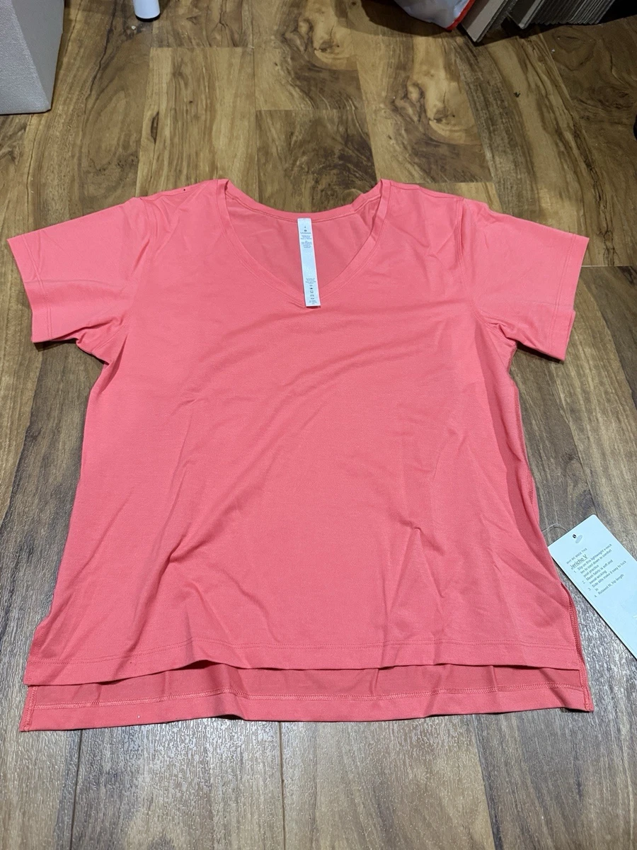 25+ Lululemon V-Neck Pink Activewear Tops for Women for sale