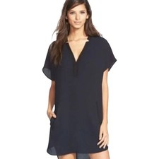 ASTR the Label Black Crepe Mini Tunic Dress Size Small