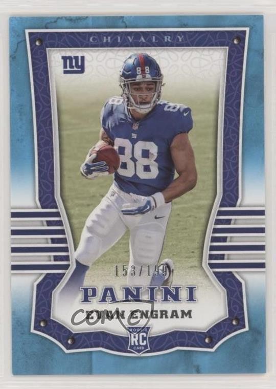2017 Panini Rookies Chivalry 153/199 Evan Engram #121 Rookie RC fm0