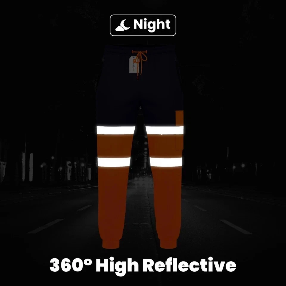 STJB joggers waterproof 300D Oxford knee panels and workwear details
