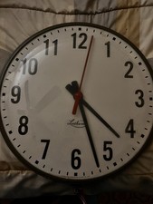 Latham Vintage School Clock Made In Usa